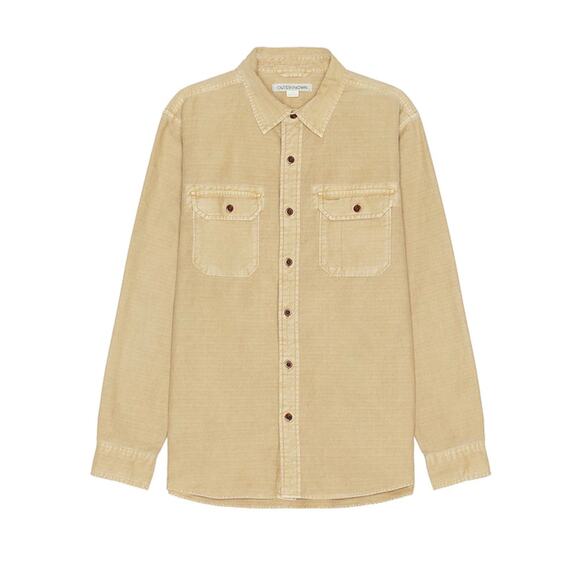 NWT $138 Outerknown Organic Cotton The Utilitarian Shirt